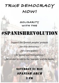 True Democracy Now - Solidarity with the #SpanishRevolution (Galway) 