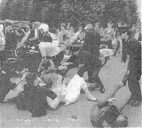 Protests against Charles Haughey, 1989.