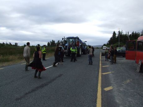 Dancing in the road