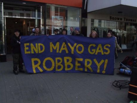 Impromptu banner display in Limerick city while waiting to go back to Cork. We really can't help ourselves.