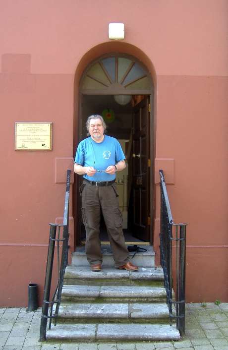 Fred Johnston at the Jack Lynch House, Shandon, Cork