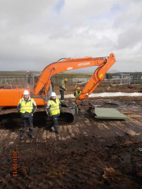 digger driver gives up on work